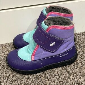 See Kai Run Kids Insulated Purple and Teal Winter Boots Size 10c